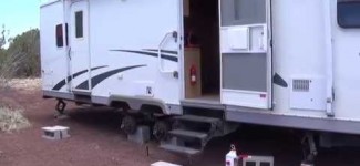 RV Living – Off the Grid Arizona Hot Homestead